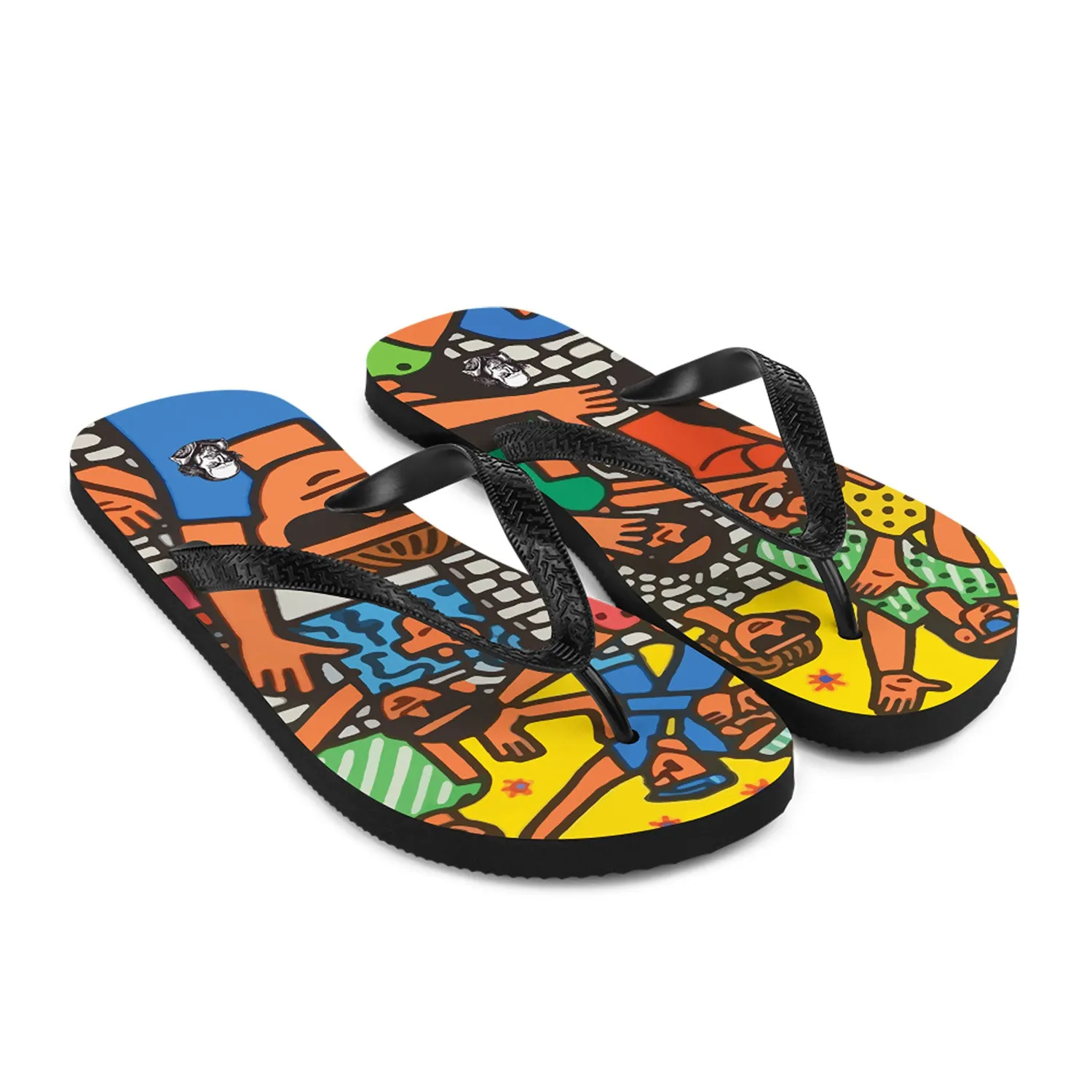 'What Fools These Mortals Be' Rubber Sole Flip-Flops