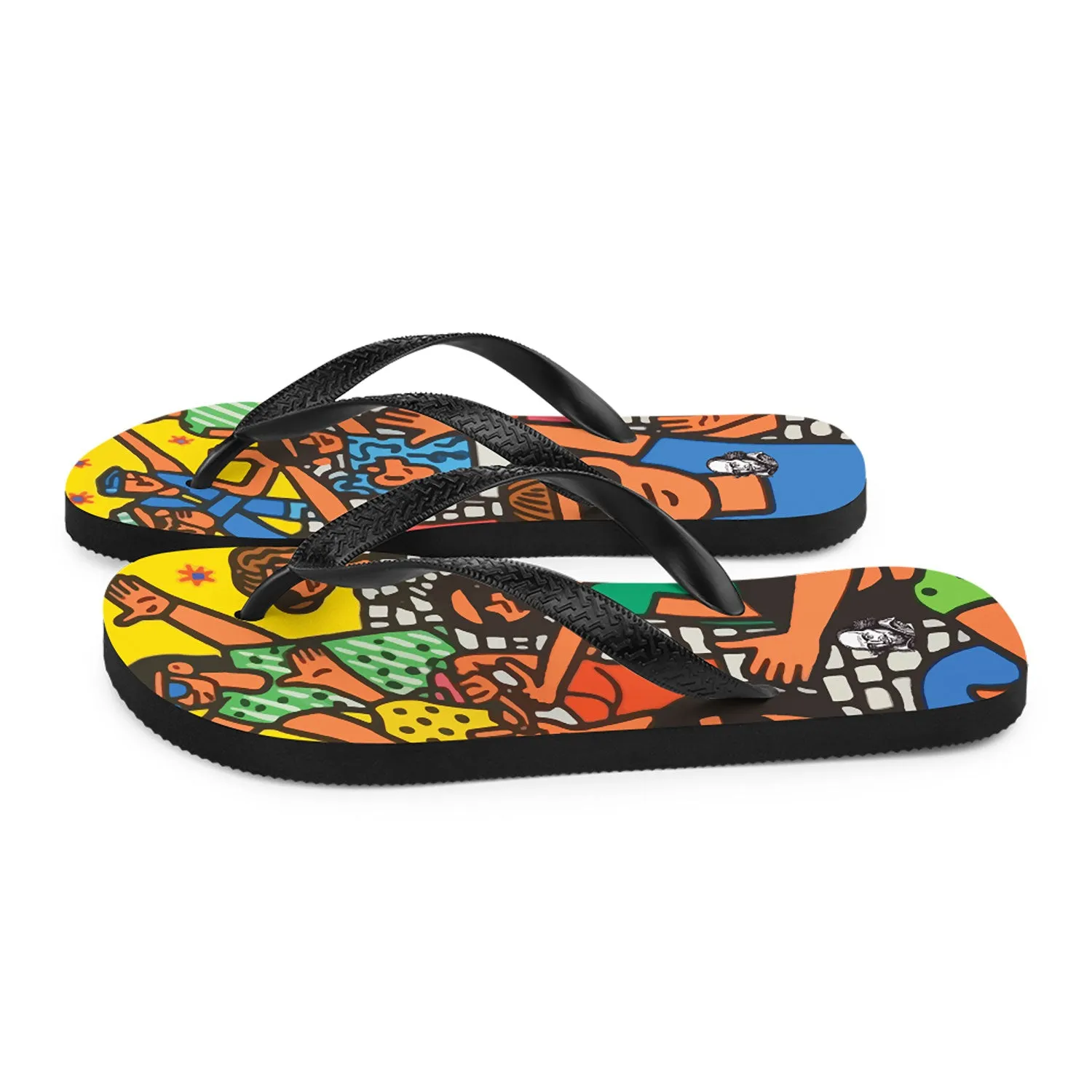 'What Fools These Mortals Be' Rubber Sole Flip-Flops