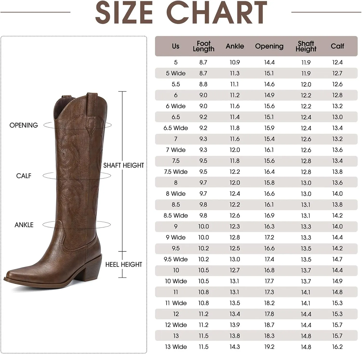 White Cowboy Boots for Women - Wide Calf Rhinestone Cowgirl Boots, Women Knee High Western Boots, Glitter Sparkly Ladies Tall Boots with Classic Embroidery and Side Zipper, Retro Classic Country Boots Pull On for Ladies