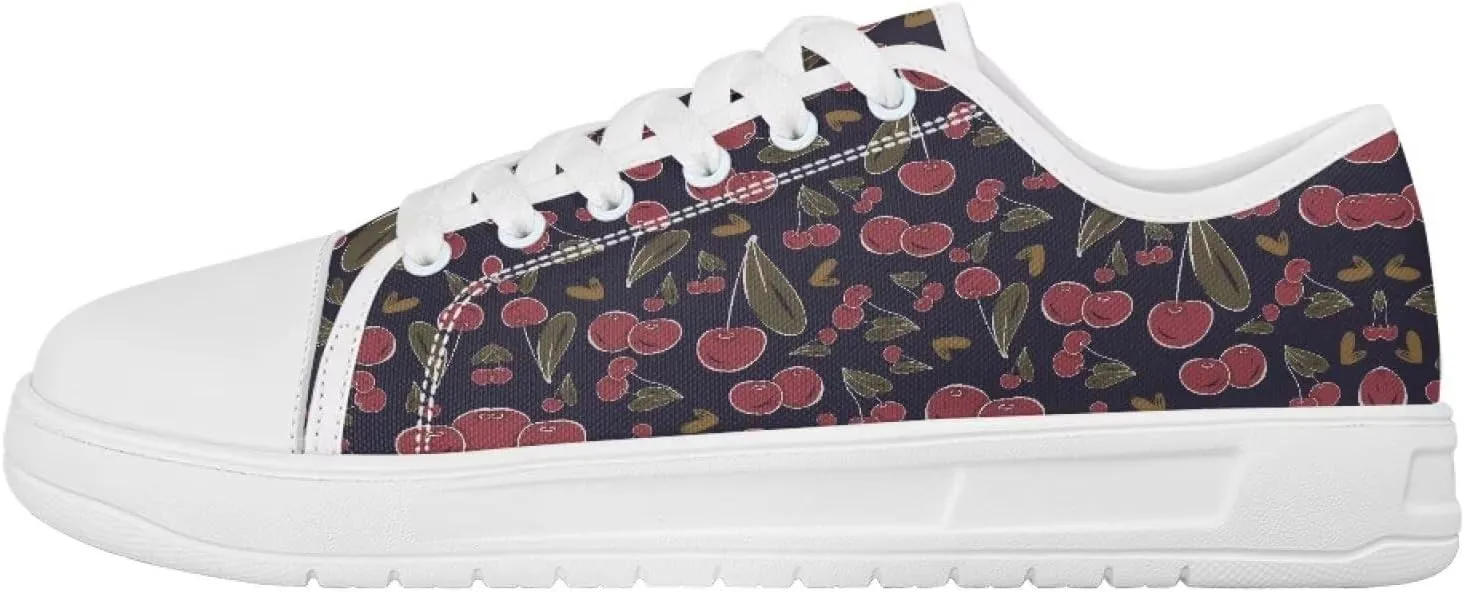White Sneakers for Women Low Top Canvas Shoes Womens Walking Shoes Women's Fashion Sneaker Lace Up Casual Tennis Shoe