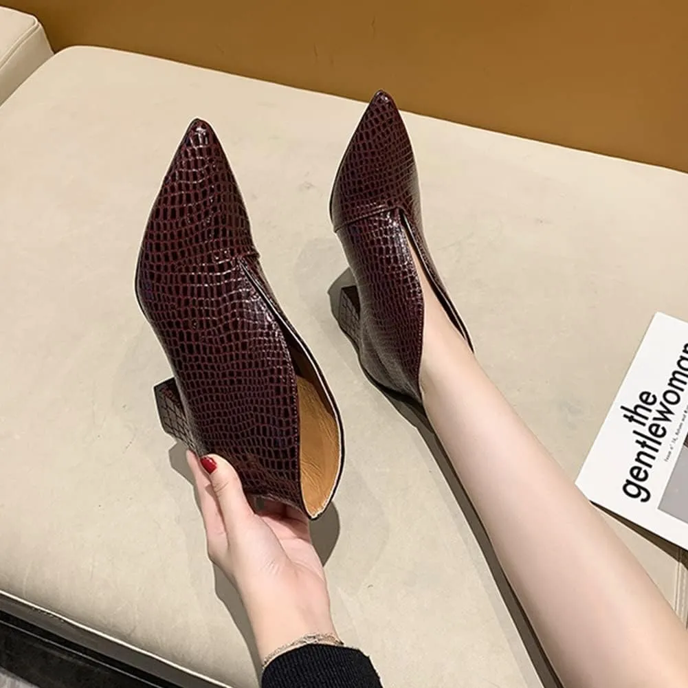 Women Sexy Kitten Heel Chelsea Ankle Boots Fashion Pointed Toe Patent Leather Pumps Booties Slip On Party Prom Dress Short Boots