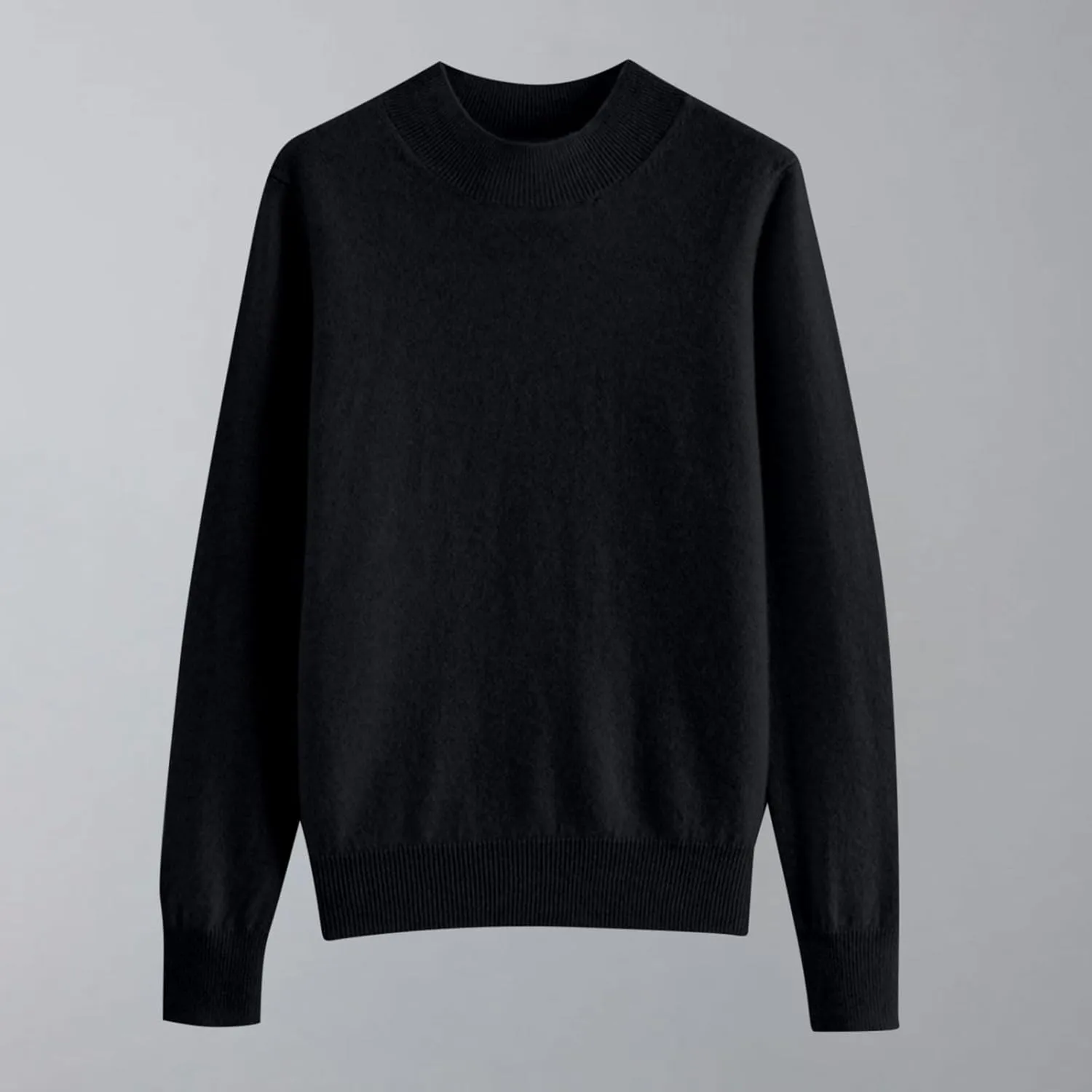 Womens Lightweight Sweaters Warm Cozy Soft Long Sleeve Mock Neck Knit Pullover Sweater Winter Basic Tee Tops