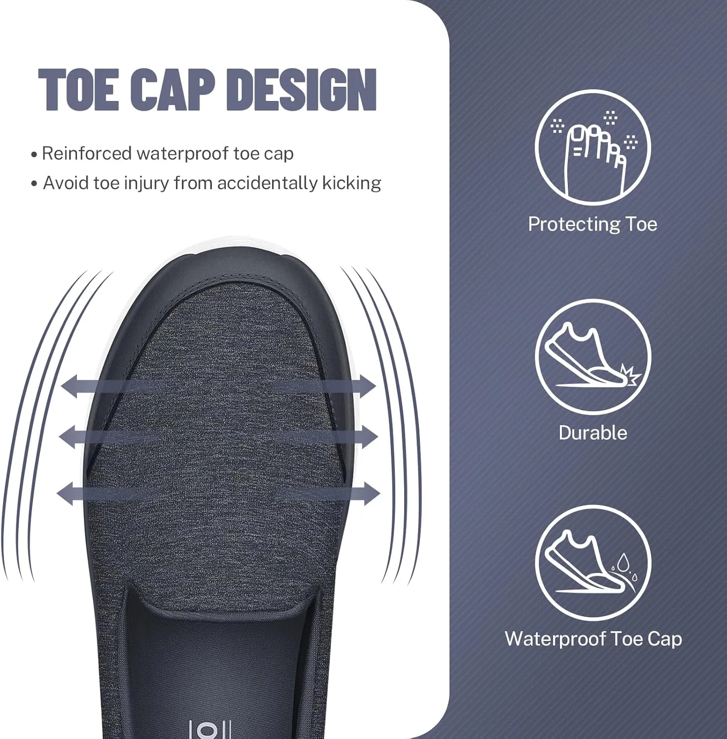 Womens Loafer for Plantar Fasciitis, Versatile Lightweight Womens Slip on Shoes with Arch Support, Orthopedic Cushioning Comfy Walking Shoes Women for Pain Relieve