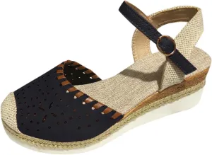 Women'S Sandals 2025 Closed Toe Platform Vacation Wedges Shoes Waterproof Espadrilles For Resort Espadrille Summer Heels