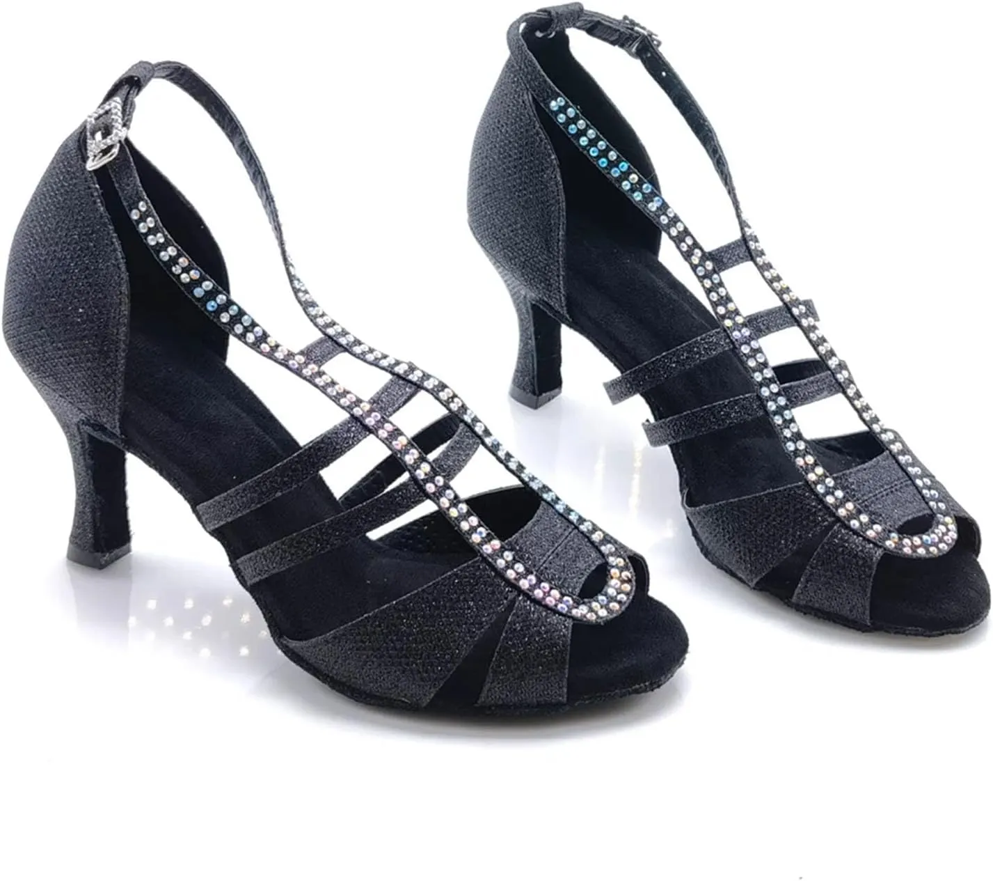 Women's Scarlet Satin Party Heels - Open-Toe Sandals with Ankle Cuffs for Bold Celebrations (6CM/2.36")