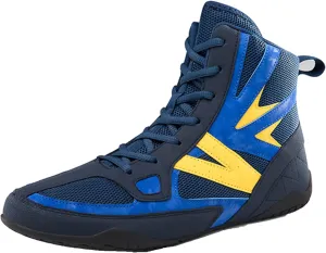 Wrestling Shoes for Women, Weightlifting Trainers Outdoor Mesh Fighting Shoes Female Kickboxing Sneakers