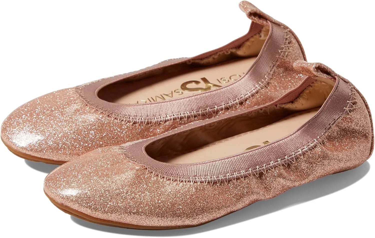 Yosi Samra Girl's Miss Samara Glitter Ballet Flat (Toddler/Little Kid/Big Kid)