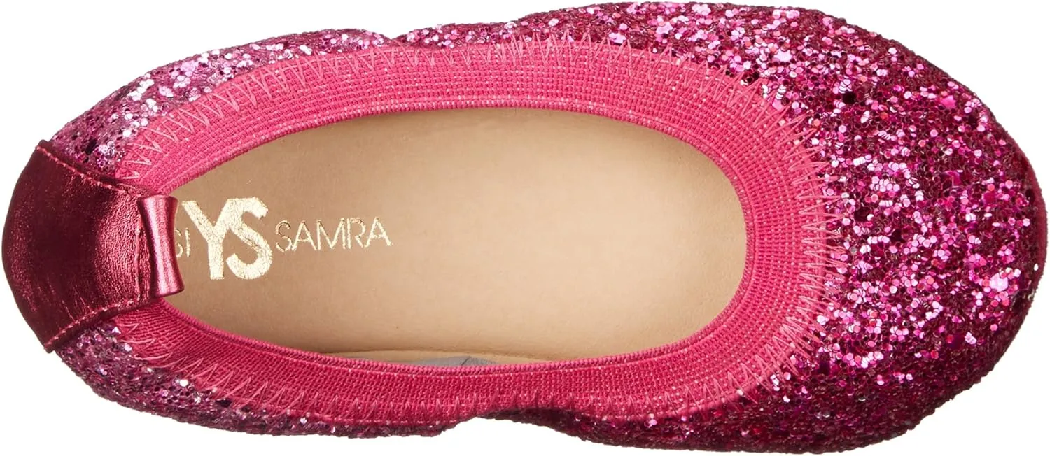 Yosi Samra Kids Baby Girl's Sonya Ombre Chunky Glitter